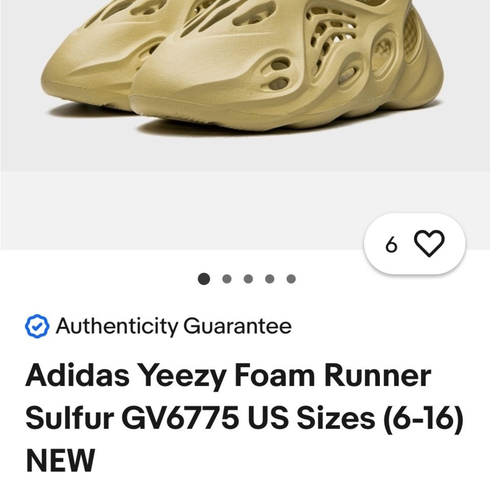 Adidas Yeezy Foam Runner Beige